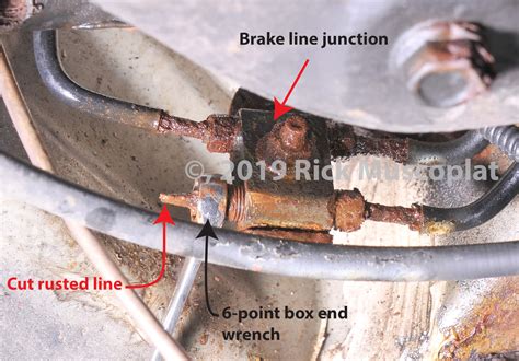 rear junction box for brake lines. 